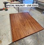 Rustic Floating Bathroom Vanity - Live Edge - Brazilian Cherry