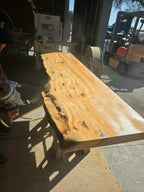 Rustic Floating Bathroom Vanity - Live Edge - Brazilian Pequia