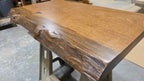 Rustic Floating Bathroom Vanity - Live Edge - Brazilian Pequia