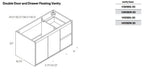 Modern Floating Bathroom Vanity – Wall-Mount | Soft Close