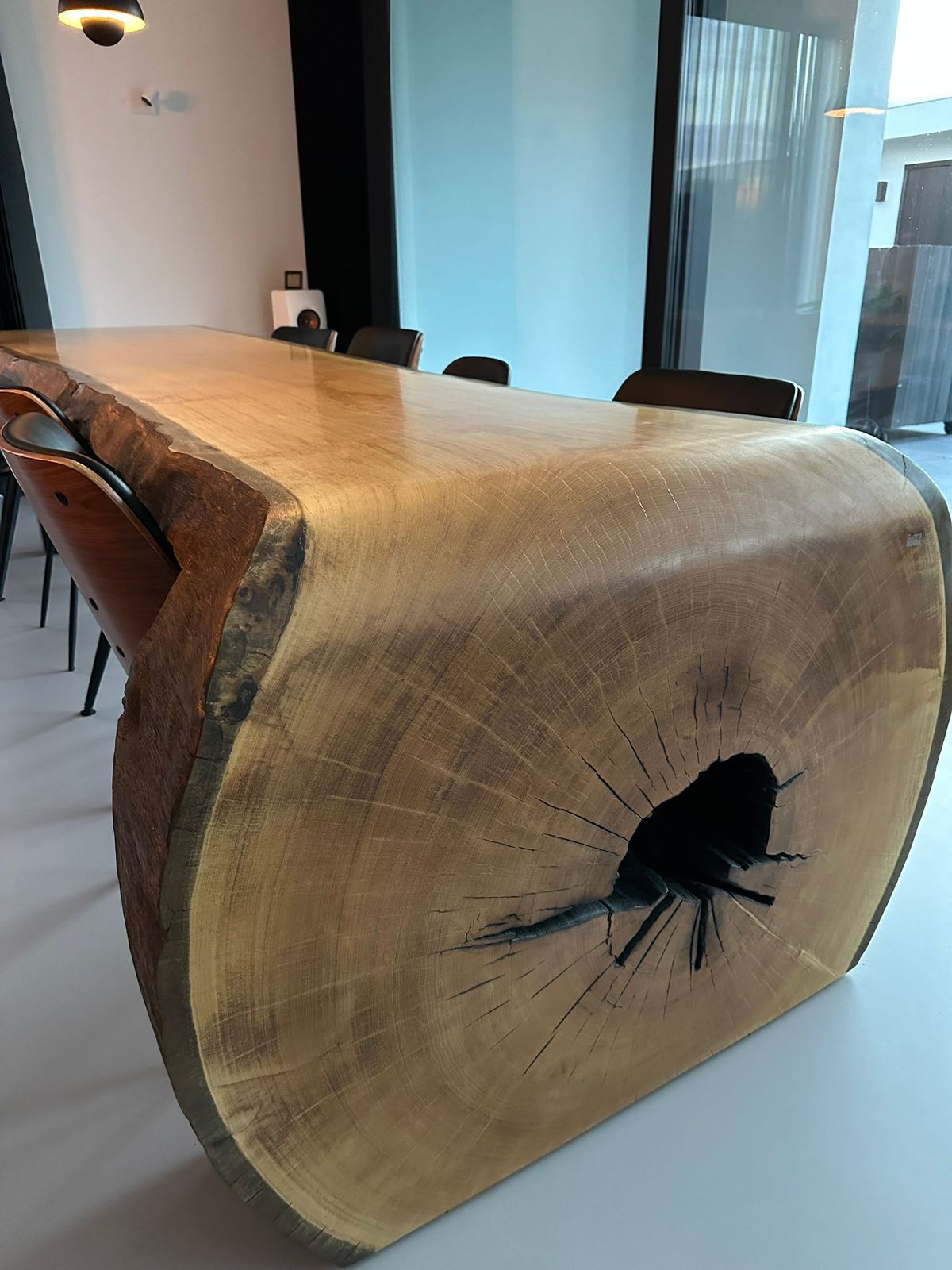 Luxury Solid Wood Live Edge Dining Table – Custom Brazilian Hardwood Statement Piece