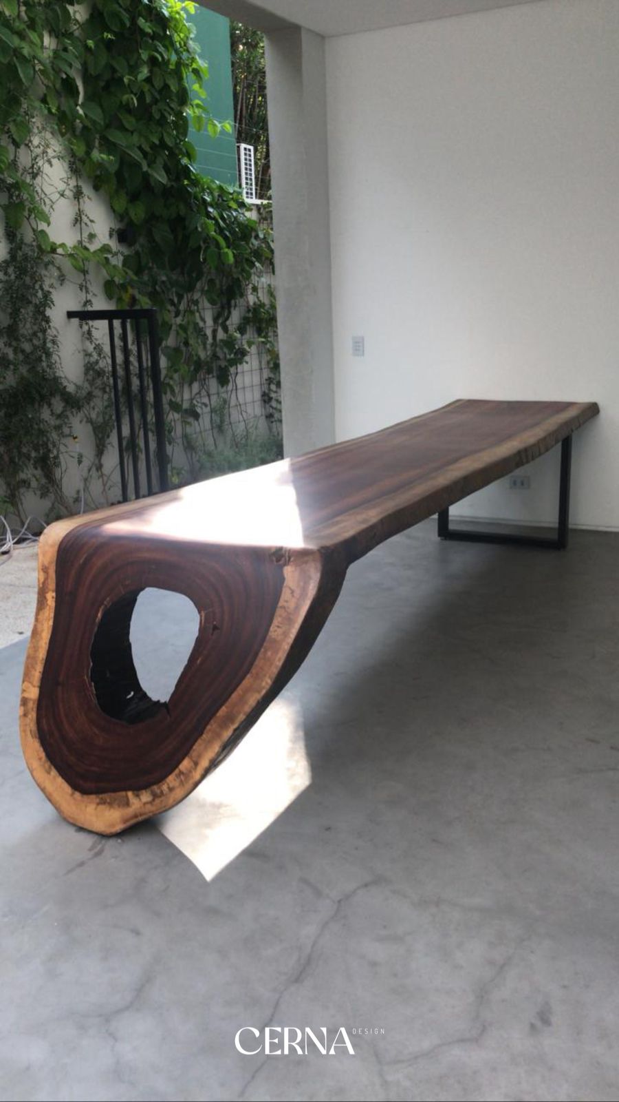Luxury Solid Wood Live Edge Dining Table – Custom Brazilian Hardwood Statement Piece