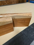 Solid Wood Floating Shelf – Live Edge | Custom Sizes Available