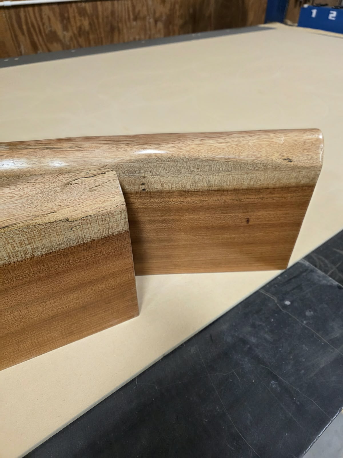 Solid Wood Floating Shelf – Live Edge | Custom Sizes Available