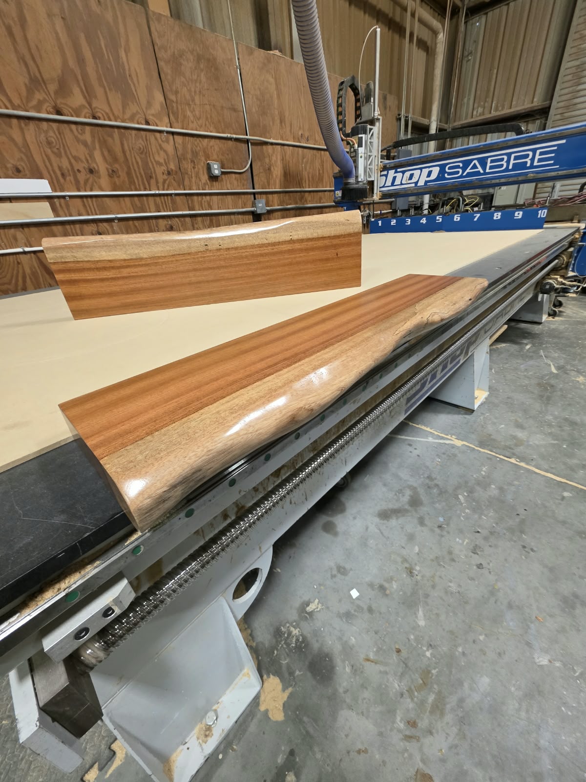 Solid Wood Floating Shelf – Live Edge | Custom Sizes Available