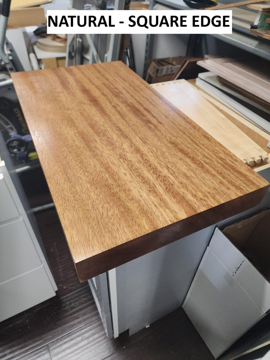 Rustic Floating Bathroom Vanity - Live Edge - Brazilian Cedar